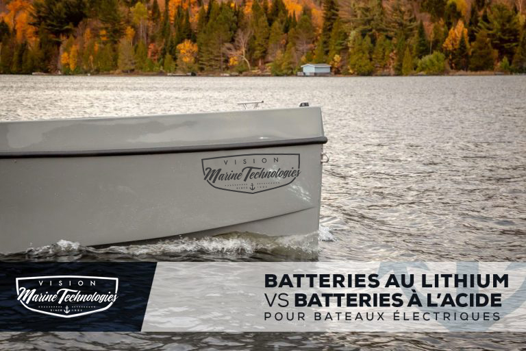 Arrangement Tact Explicit Batteries au lithium vs batteries à l'acide pour bateaux électriques -  Vision Marine Technologies