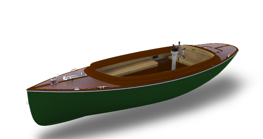 Fantail 217 electric boat