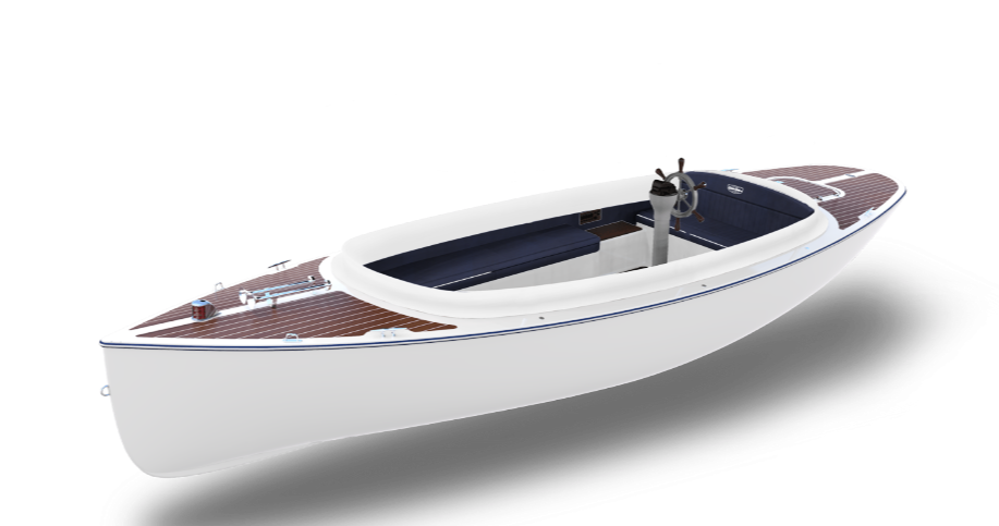 Fantail 217 electric boat