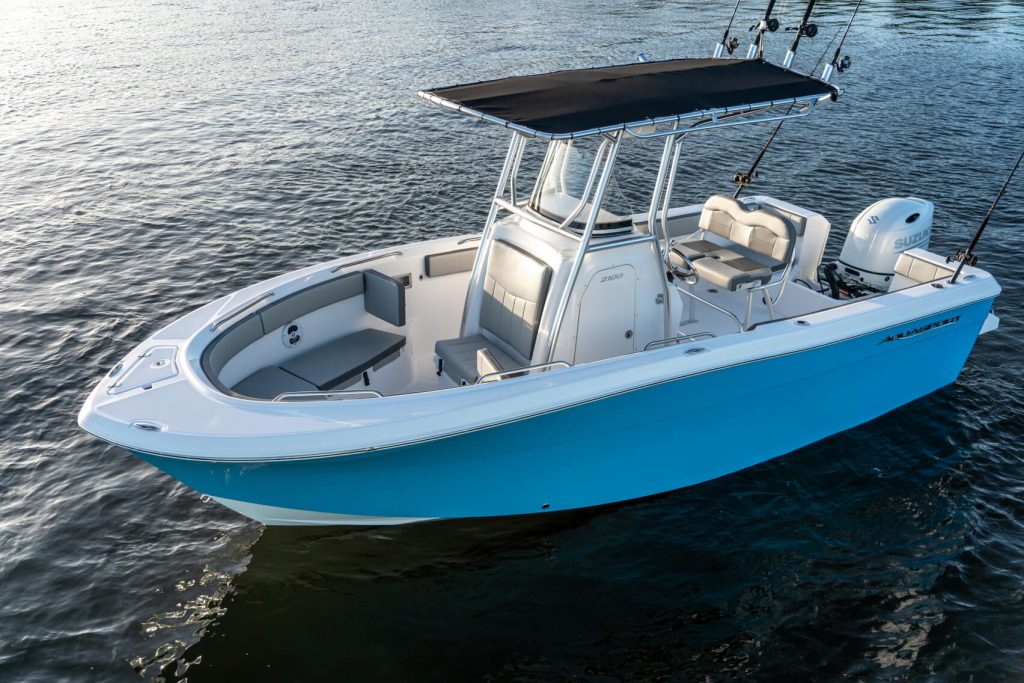 electric center console boat