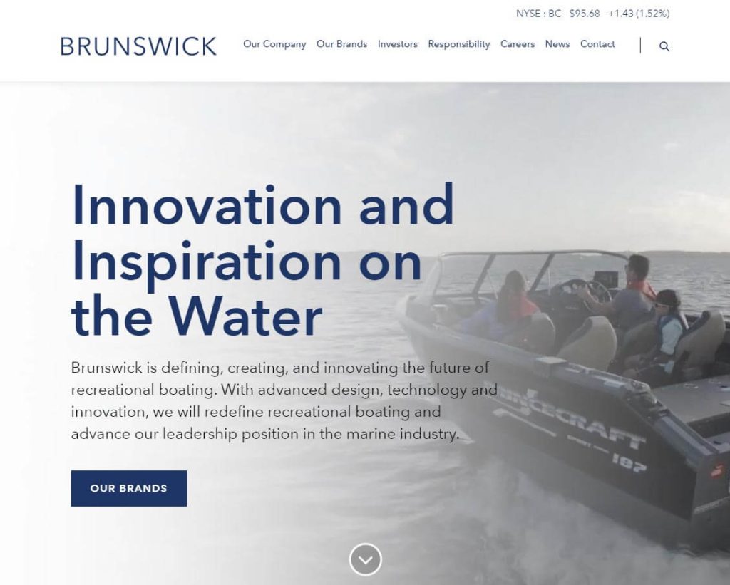Brunswick corporation electric transition