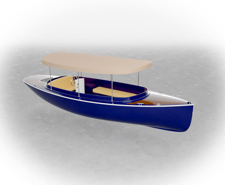 Fantail 217 2022 Navy Blue Dune Vision Marine