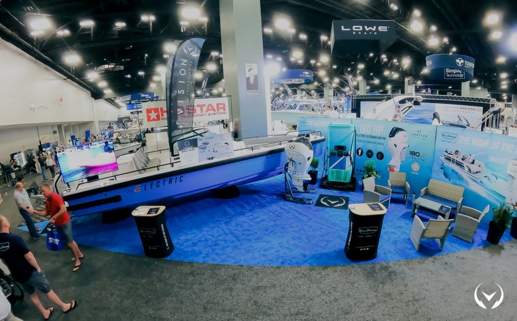 vision marine booth miami international boat show 2022