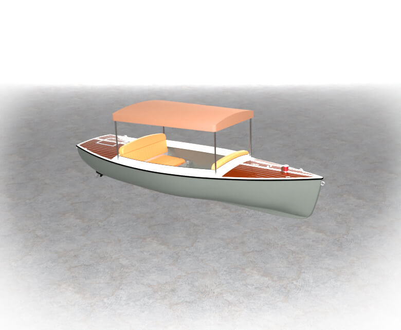Quietude 156 2022 Grey & Dune electric boat
