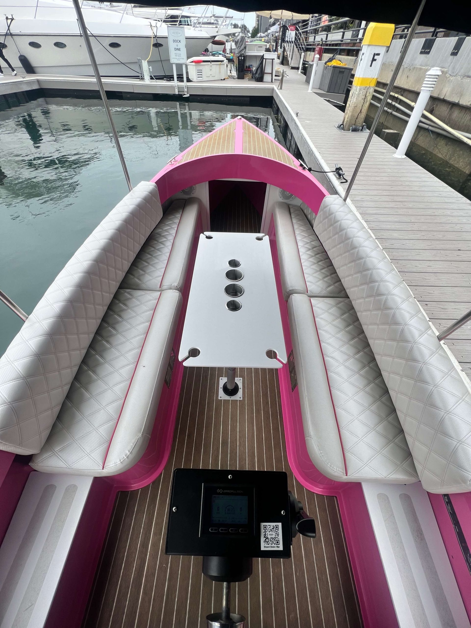 2018 Fantail 217 Pink & Pink Electric Boat VM Technologies
