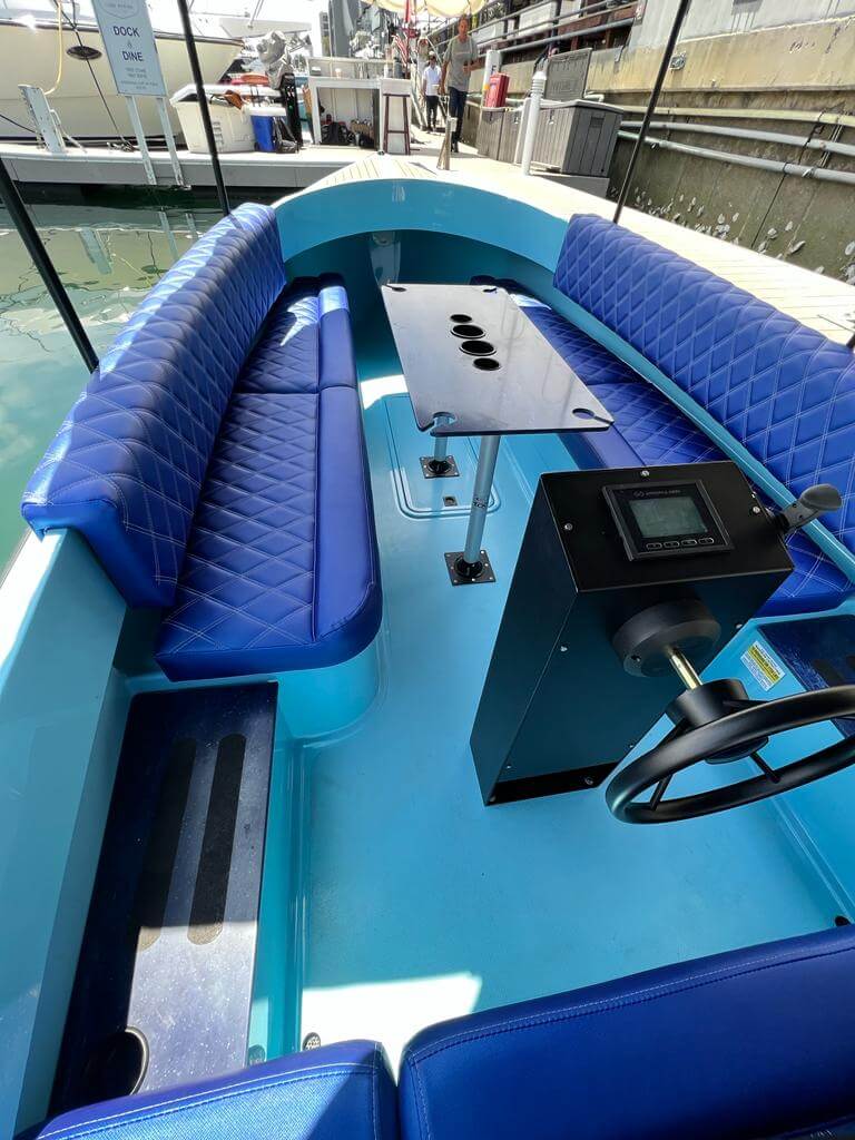 2023 FANTAIL 217 | BABY BLUE & BLUE Electric boat