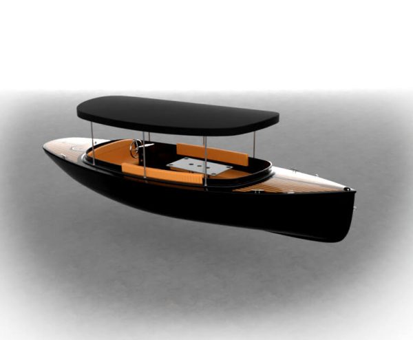 Fantail electric boat