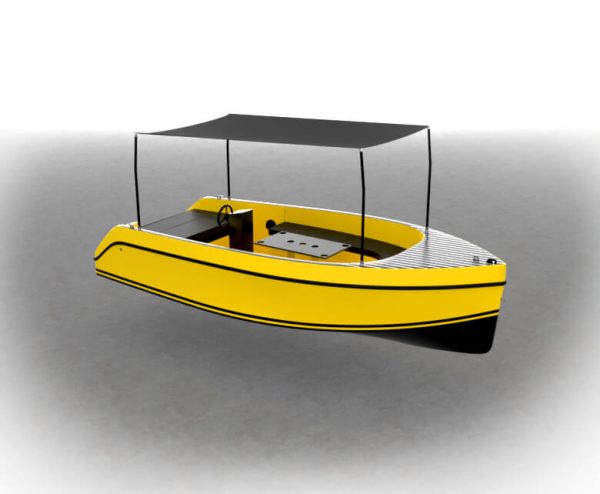 Yellow Electric Boat