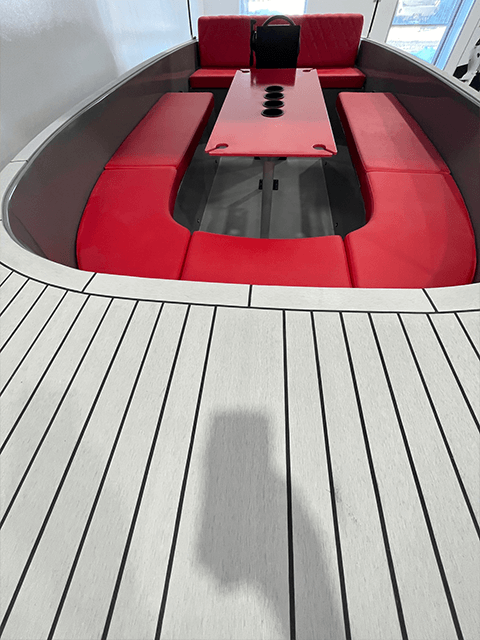 2023 Volt 180 Grey Red Electric Boat
