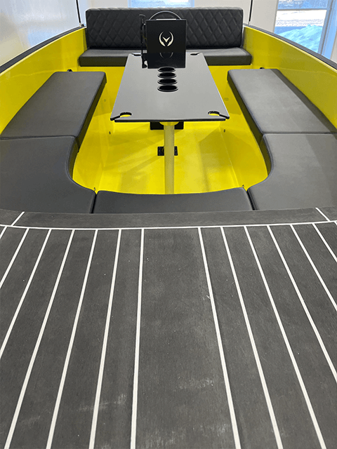 2023 Volt 180 yellow and black Electric Boat